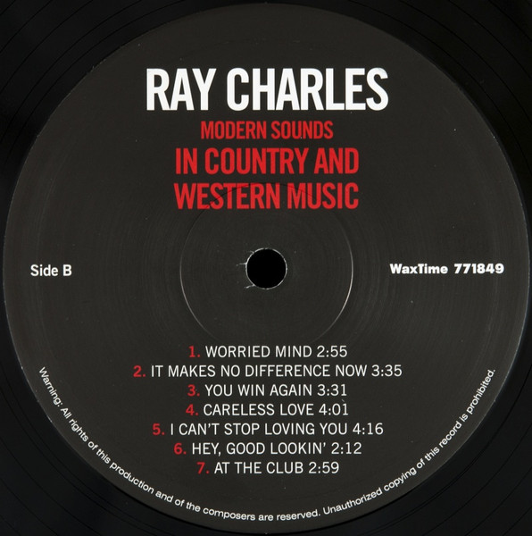 Ray Charles - Modern Sounds In Country And Western Music | WaxTime (771849) - 4