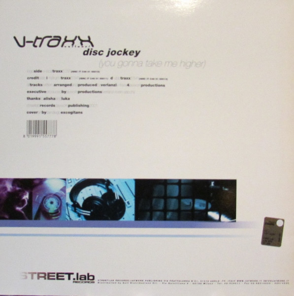 V-Traxx - Disc Jockey (You Gonna Take Me Higher) | Streetlab Records (SLAB 007B) - main