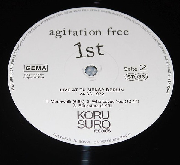 Agitation Free - 1st | Korusuro Records (KS 639.001) - 4 Agitation Free - 1st | Korusuro Records (KS 639.001) - 4
