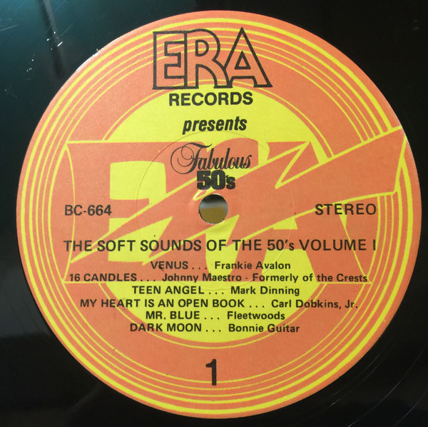 Various - Fabulous 50's; The Soft Sound Of The 50's Volume I [Vinyl] | ERA Records (BC664) - 3