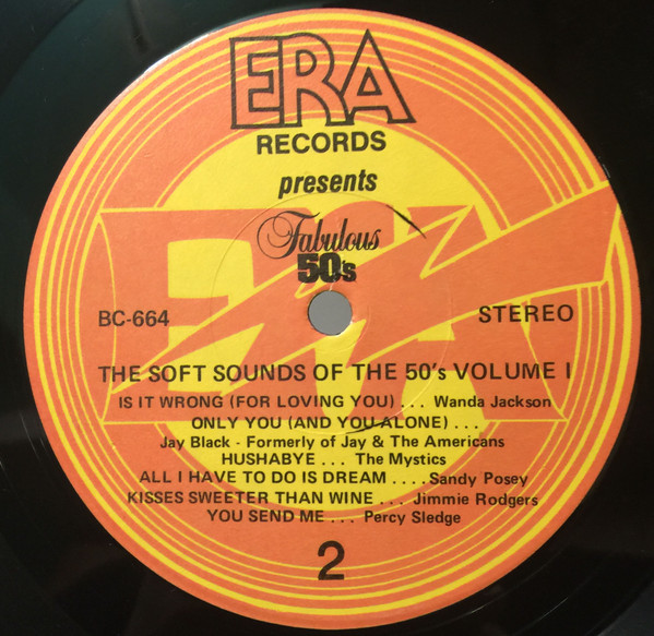 Various - Fabulous 50's; The Soft Sound Of The 50's Volume I [Vinyl] | ERA Records (BC664) - 4
