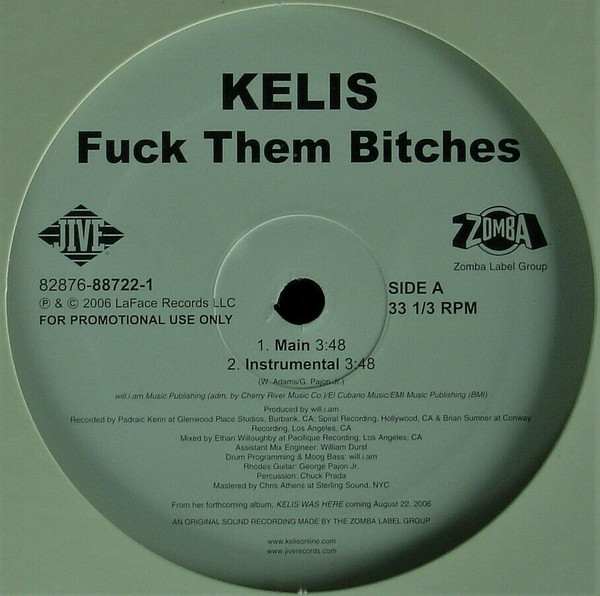 Kelis - Fuck Them Bitches | LaFace Records (82876-88722-1) - main Kelis - Fuck Them Bitches | LaFace Records (82876-88722-1) - main