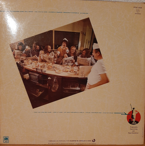 Supertramp - Breakfast In America | A&M Records (1PSP 3708) - 2