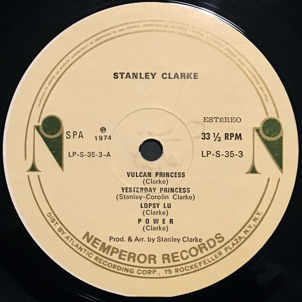 Stanley Clarke - Stanley Clarke | Nemperor Records (LP-S-35-3) - main