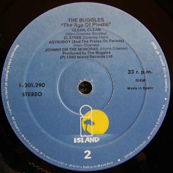 The Buggles - The Age Of Plastic | Island Records (I-201.290) - 4