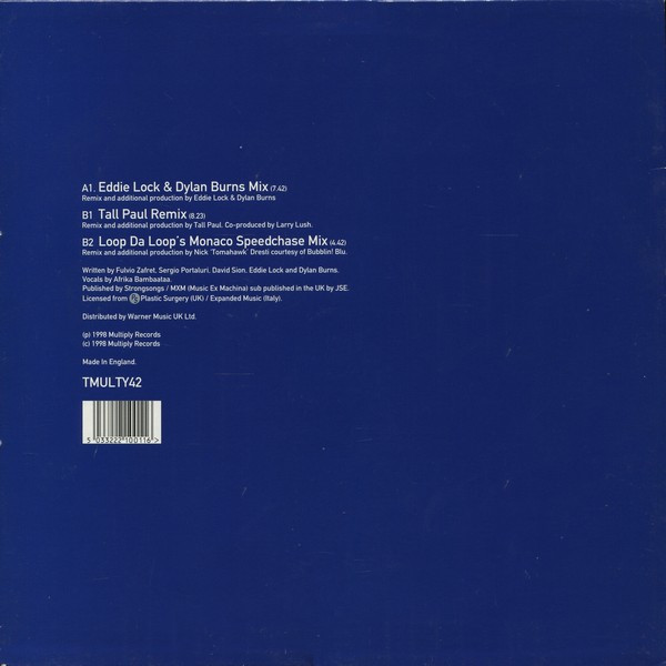 Afrika Bambaataa Vs. Carpe Diem - Got To Get Up | Multiply Records (TMULTY42) - 2