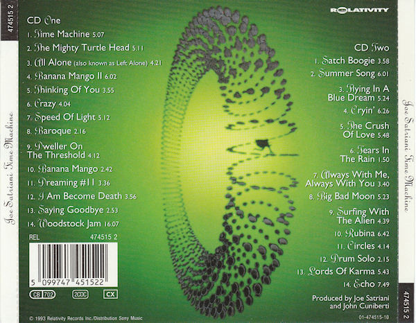 Joe Satriani - Time Machine | Relativity (474515 2) - 2