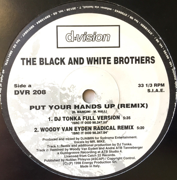 Black & White Brothers - Put Your Hands Up (Remix) | D:vision Records (DVR 208) - 2