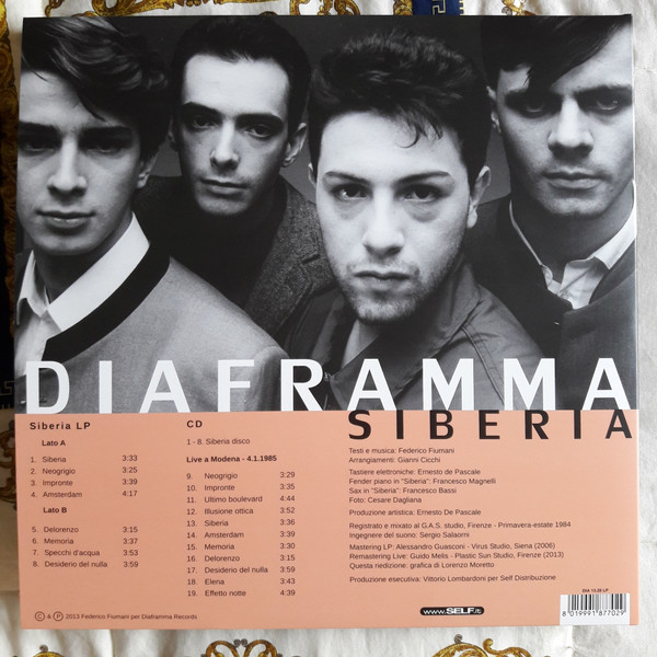 Diaframma - Siberia | Diaframma Records (DIA 13.28 CD/LP) - 2