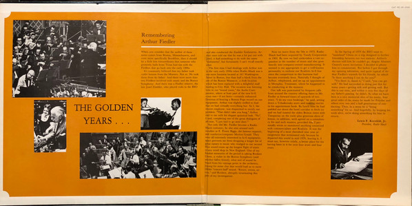 Arthur Fiedler And Boston Pops Orchestra - The Golden Years Of Arthur Fiedler And The Boston Pops (2LP) [Vinyl] | Realistic (50-2045) - 2