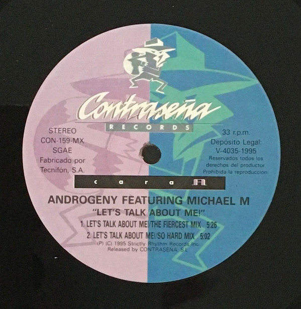 Androgeny Featuring Michael M - Let's Talk About Me! | Contraseña Records (CON-159-MX) - main