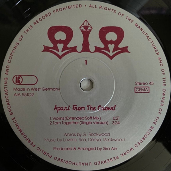 Apart From The Crowd - Violins | AIA (AIA 55102) - 4 Apart From The Crowd - Violins | AIA (AIA 55102) - 4