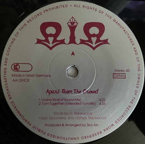 Apart From The Crowd - Violins | AIA (AIA 55102) - 3 Apart From The Crowd - Violins | AIA (AIA 55102) - 3