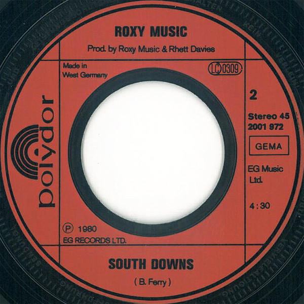 Roxy Music - Oh Yeah (There's A Band Playing On The Radio) | Polydor (2001 972) - 4