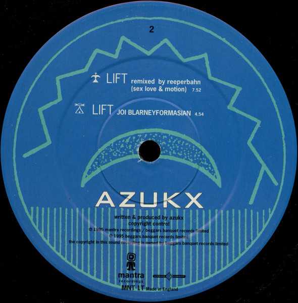 Azukx - Lift | Mantra Recordings (MNT 1T) - 4 Azukx - Lift | Mantra Recordings (MNT 1T) - 4