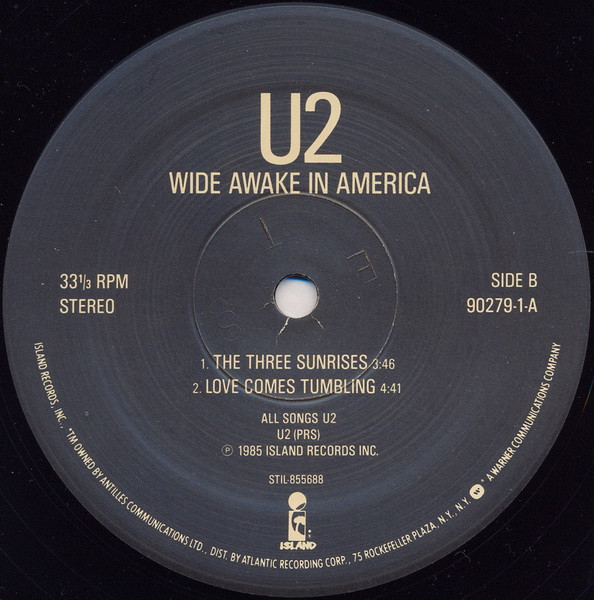 U2 - Wide Awake In America | Island Records (90279-1-A) - 4