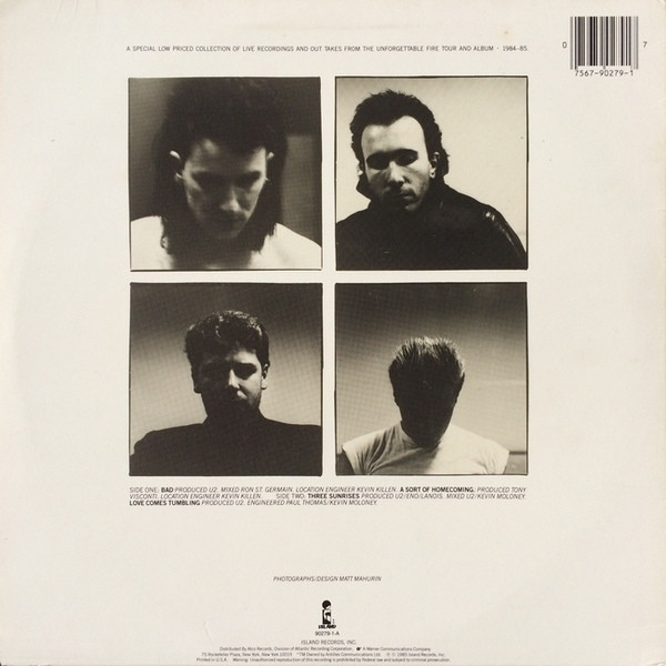 U2 - Wide Awake In America | Island Records (90279-1-A) - 2
