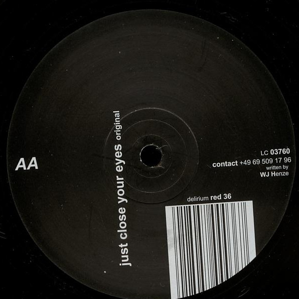 Gecko - Just Close Your Eyes (Pascal Feos Remix) | Delirium Red (delirium red 36) - 2