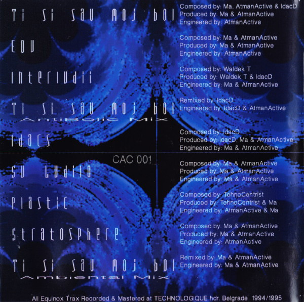 EQV - Ti Si Sav Moj Bol | Coop Arts & Crafts Unlimited (CAC01) - 2