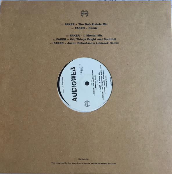 Audioweb - Faker | Mother Records (12MUMDJ 91) - 2 Audioweb - Faker | Mother Records (12MUMDJ 91) - 2