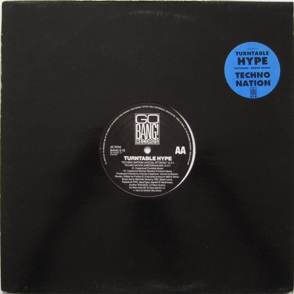 Turntable Hype - Techno Nation | Go Bang! Records (BANG 018) - main Turntable Hype - Techno Nation | Go Bang! Records (BANG 018) - main