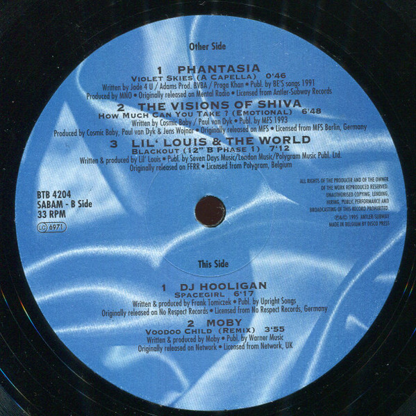 Various - Back To Bass-X Vinyl 2 | Back To Bass-X (BTB 4204) - 4 Various - Back To Bass-X Vinyl 2 | Back To Bass-X (BTB 4204) - 4