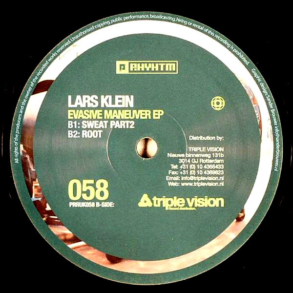 Lars Klein - Evasive Maneuver EP | Planet Rhythm Records (PRRUK058) - 2