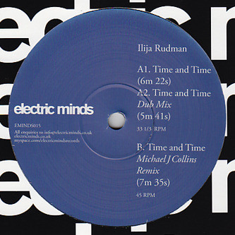 Ilija Rudman - Time And Time | Electric Minds (EMINDS015)