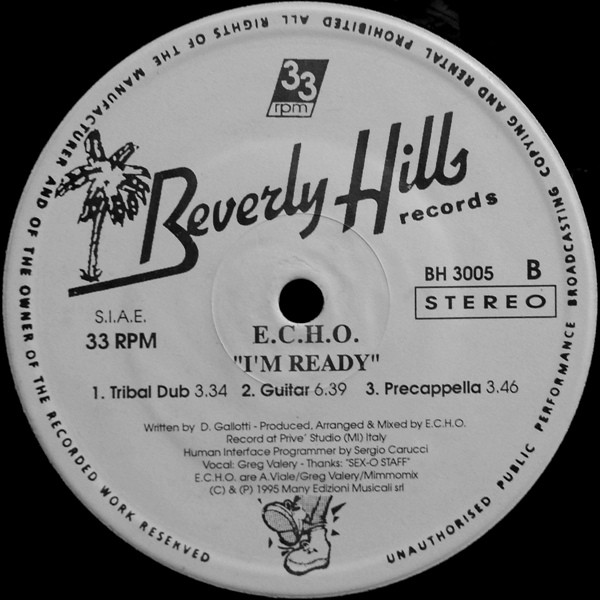 E.C.H.O. - I'm Ready | Beverly Hills Records (BH 3005) - 2