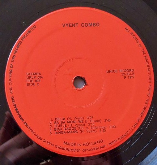 Vyent Combo - Jajo Libi | Unice Records (URLP 004) - 4