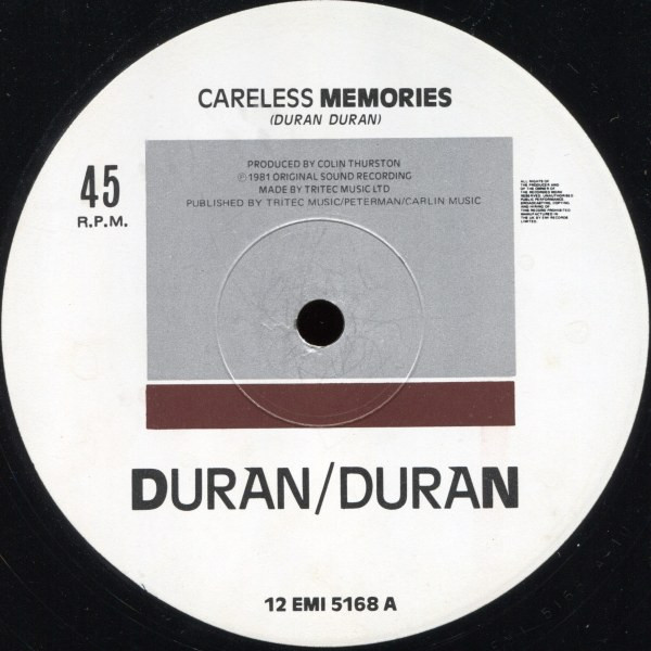Duran Duran - Careless Memories | EMI (12EMI 5168) - 2
