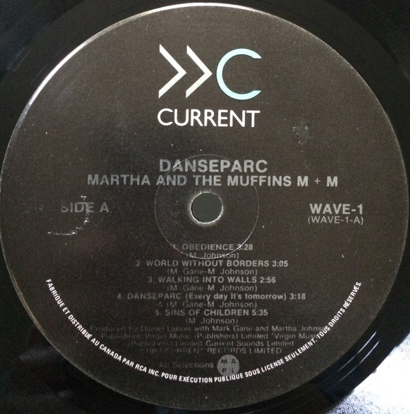 Martha And The Muffins / M + M - Danseparc [Vinyl] | Current (WAVE 1) - 4