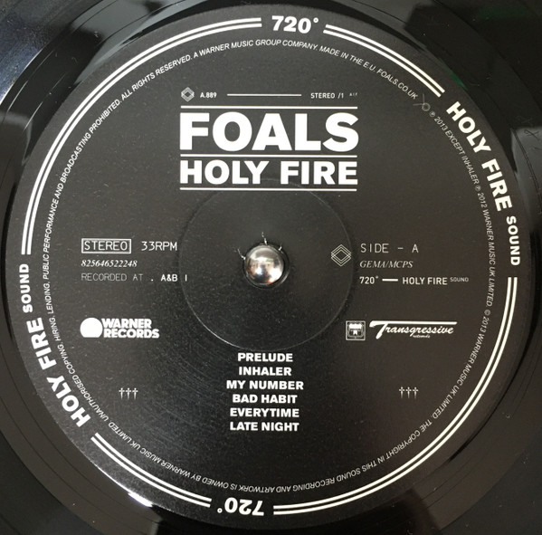 Foals - Holy Fire | Warner Records (825646522248) - 3 Foals - Holy Fire | Warner Records (825646522248) - 3
