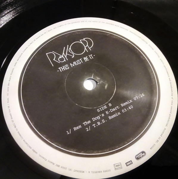Röyksopp - This Must Be It | Wall Of Sound (WOS064T) - 2 Röyksopp - This Must Be It | Wall Of Sound (WOS064T) - 2
