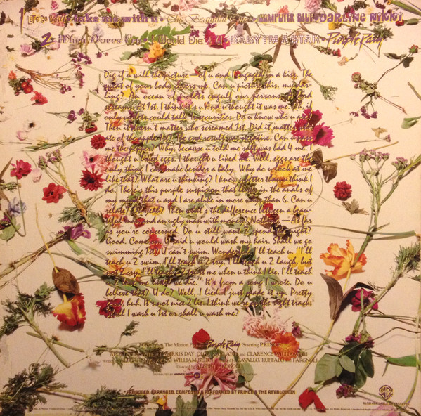 Prince And The Revolution - Purple Rain | Warner Bros. Records (P-13021) - 4 Prince And The Revolution - Purple Rain | Warner Bros. Records (P-13021) - 4