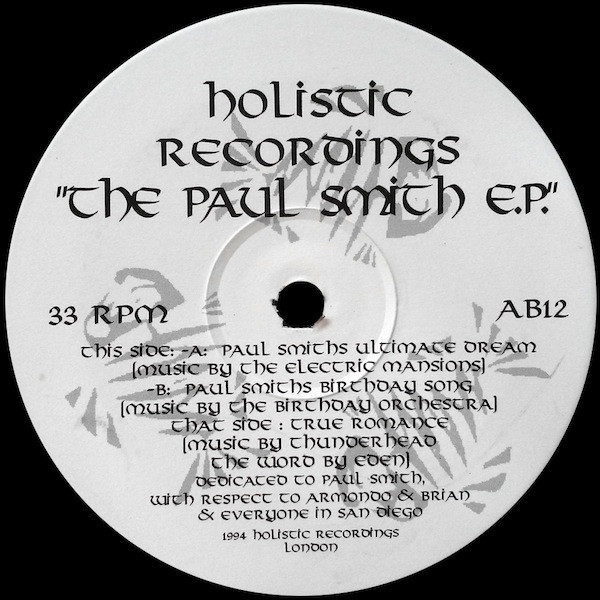 Various - The Paul Smith E.P. | Holistic Recordings (AB12)