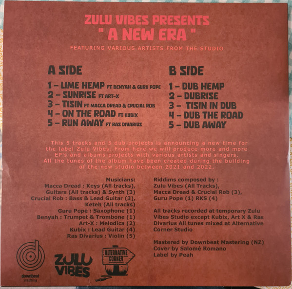 Zulu Vibes - A New Era | Zulu Vibes (ZV-LP-01) - 2 Zulu Vibes - A New Era | Zulu Vibes (ZV-LP-01) - 2