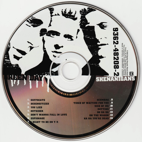 Green Day - Shenanigans | Reprise Records (9362-48208-2) - 3