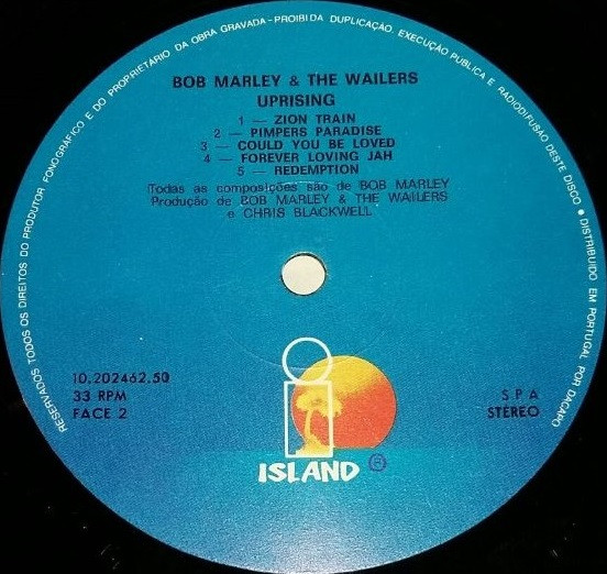Bob Marley & The Wailers - Uprising | Island Records (202.462) - 3