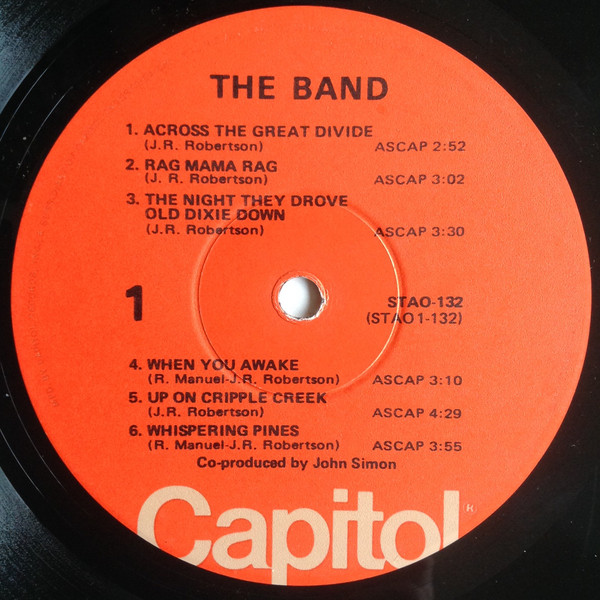 The Band - The Band | Capitol Records (STAO-132) - 4 The Band - The Band | Capitol Records (STAO-132) - 4