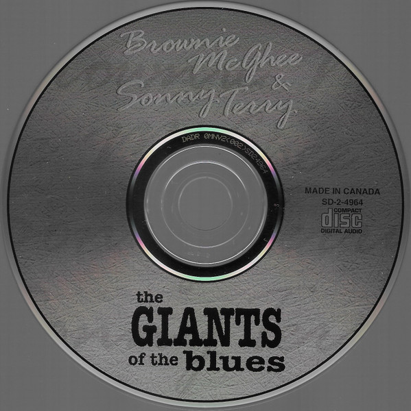 Sonny Terry & Brownie McGhee - The Giants Of The Blues | Madacy Entertainment (SD 2-4964) - 2