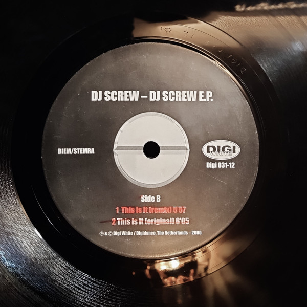 DJ Screw - DJ Screw E.P. | Digi White (DIGI 031-12) - 4