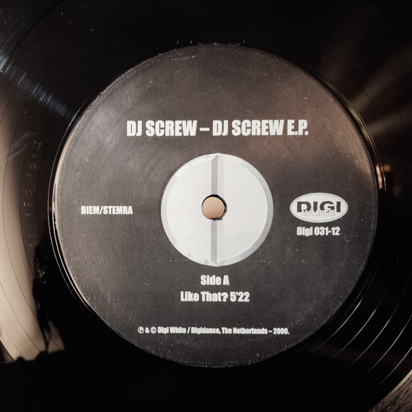 DJ Screw - DJ Screw E.P. | Digi White (DIGI 031-12) - 3