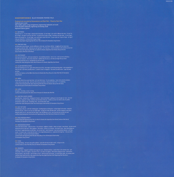 Hooverphonic - Blue Wonder Power Milk | Music On Vinyl (MOVLP1394) - 3 Hooverphonic - Blue Wonder Power Milk | Music On Vinyl (MOVLP1394) - 3