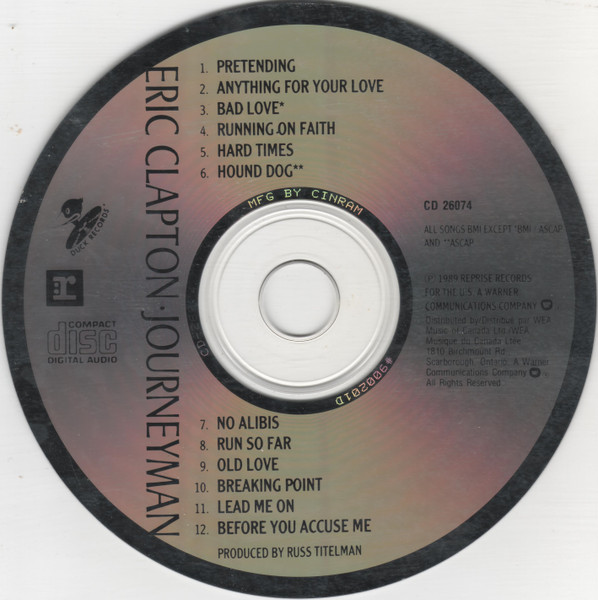 Eric Clapton - Journeyman | Reprise Records (CD 26074) - 3