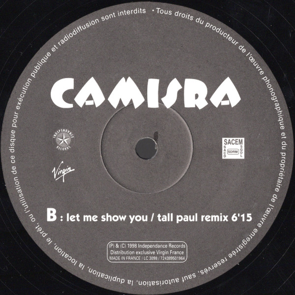 Camisra - Let Me Show You | Independance Records (8 95019 6) - main Camisra - Let Me Show You | Independance Records (8 95019 6) - main