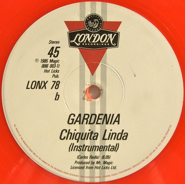 Gardenia - Chiquita Linda | London Records (LONX 78) - 2 Gardenia - Chiquita Linda | London Records (LONX 78) - 2