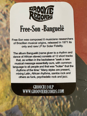 Free-Son - Banguelê | Groovie Records (GROOCR 110LP) - 3
