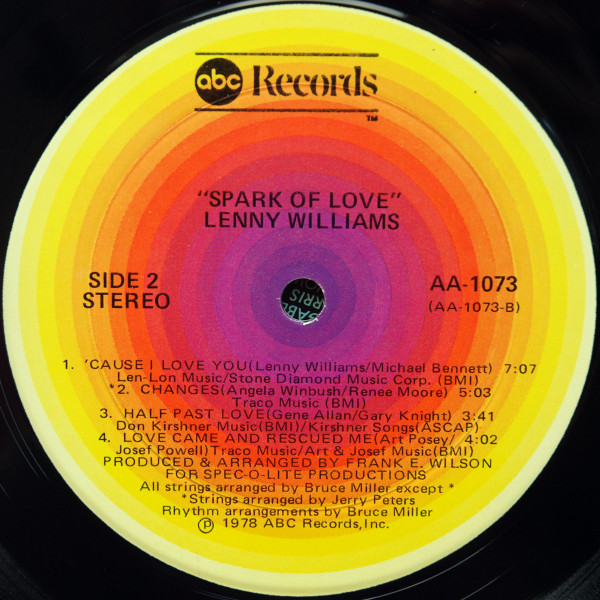 Lenny Williams - Spark Of Love | ABC Records (AA-1073) - 4 Lenny Williams - Spark Of Love | ABC Records (AA-1073) - 4