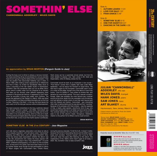 Cannonball Adderley / Miles Davis - Somethin' Else | 20th Century Masterworks (350208) - 2